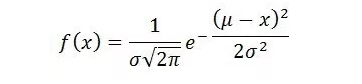 高斯概率分布的数学表达式