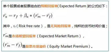 资本资产定价模型公式