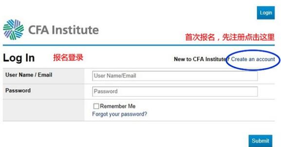 cfa官网报名登录