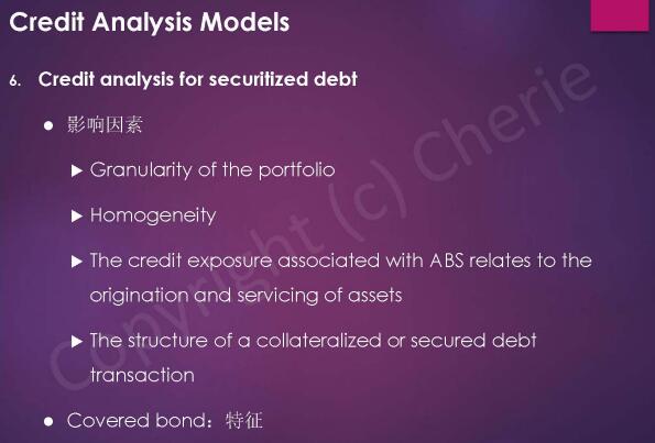 cfa二级考点内容