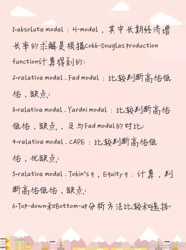 CFA三级重要知识点